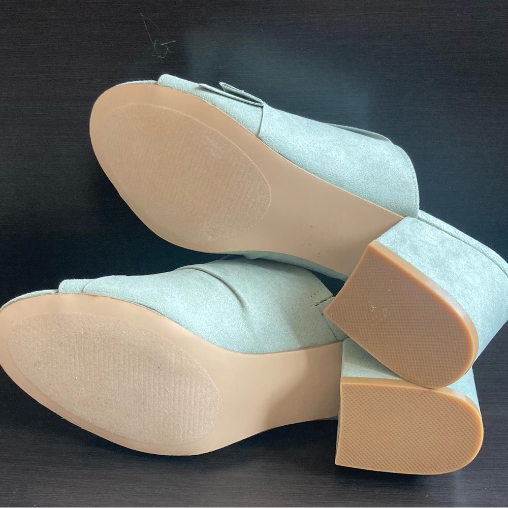 Block heel mule sandals - Picture 6 of 8